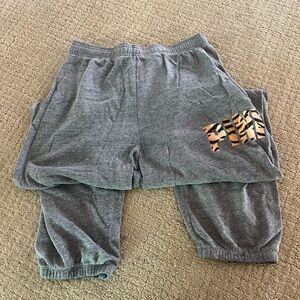 PINK Victoria's Secret Gray Joggers with Elastic Waistband